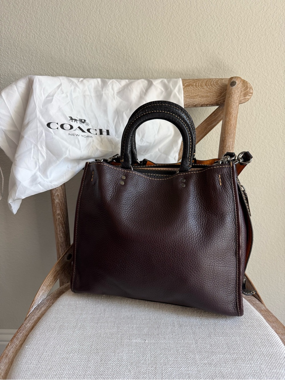 Coach 1941 rogue 31 oxblood bag